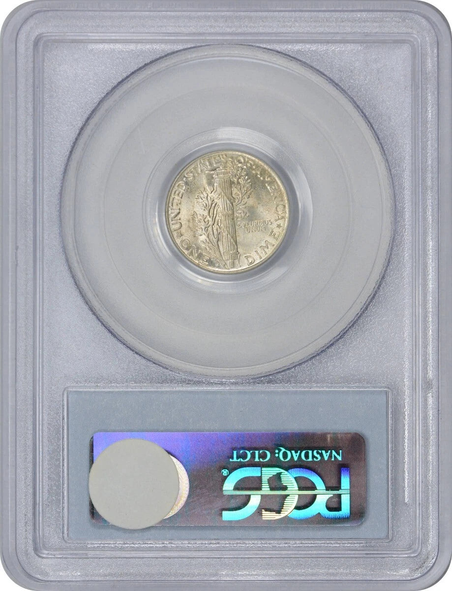 1945-D Mercury Silver Dime MS65FB PCGS