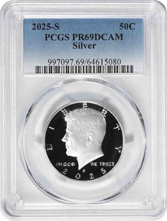 2025-S Kennedy Silver Half Dollar PR69DCAM PCGS-1