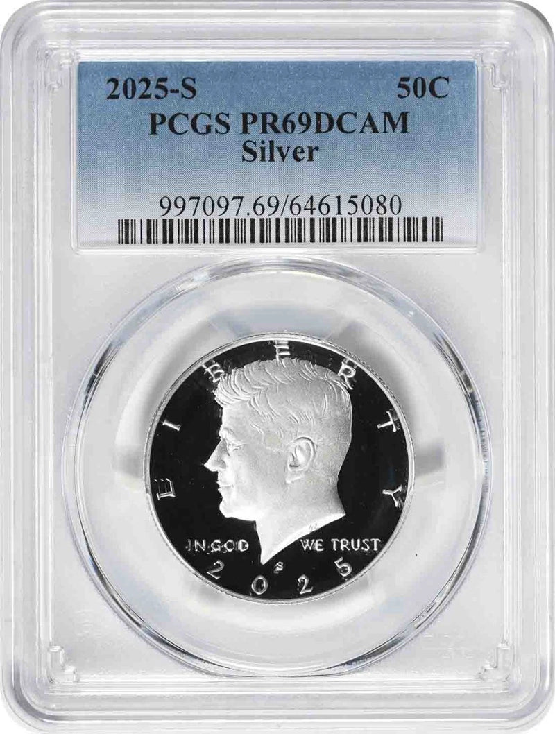 2025-S Kennedy Silver Half Dollar PR69DCAM PCGS-1
