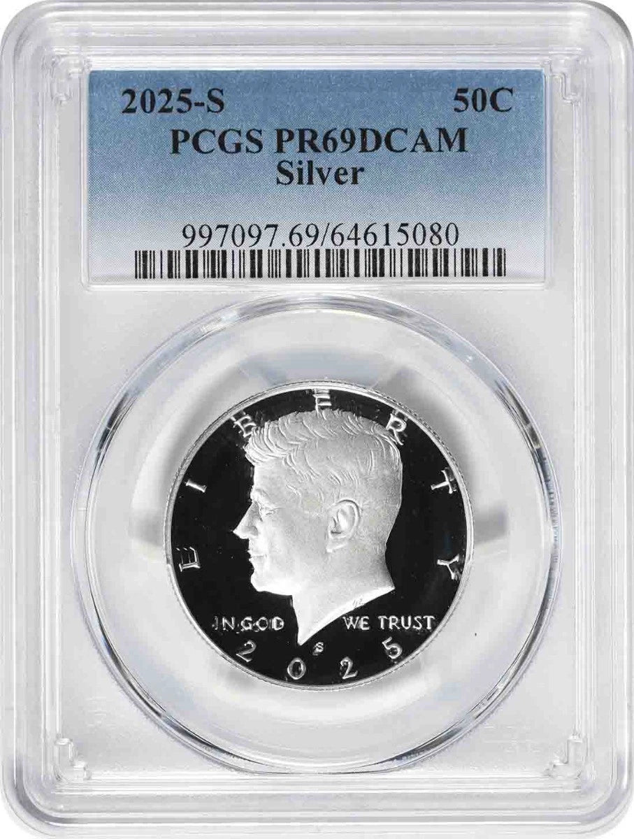 2025-S Kennedy Silver Half Dollar PR69DCAM PCGS