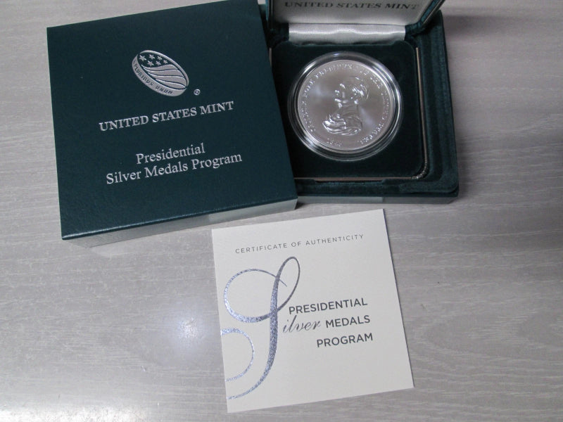 US Mint Presidential .999 Fine Silver 1oz. Medal Coin _ James Polk-3