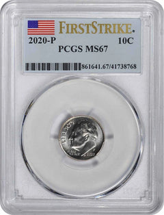 2020-P Roosevelt Dime MS67 First Strike PCGS-1