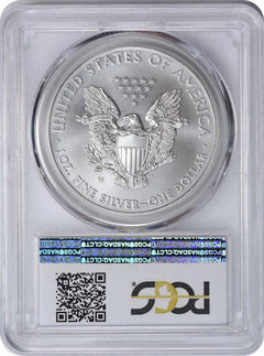 2015-W American Silver Eagle Dollar SP69 Burnished Specimen 69-2