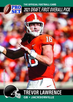 TREVOR LAWRENCE 10 Card Lot 2021 Pro Set DRAFT DAY Shortprint Rookie Card PSDD1-1