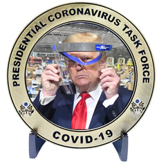 DL1-09 Presidential Task Force Trump Built Ford Tough Challenge Coin-2