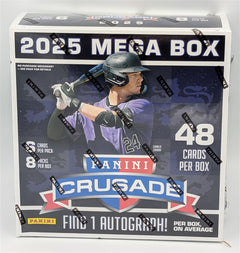 Factory Sealed Mega Box 2025 Panini Crusade Boys of Summer MLB Baseball Cards-1