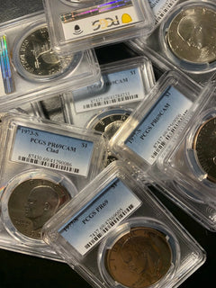 Estate Coin Lot 5x US Eisenhower Ike Dollars ✯ PCGS Certified✯ S P D Proof Unc-2