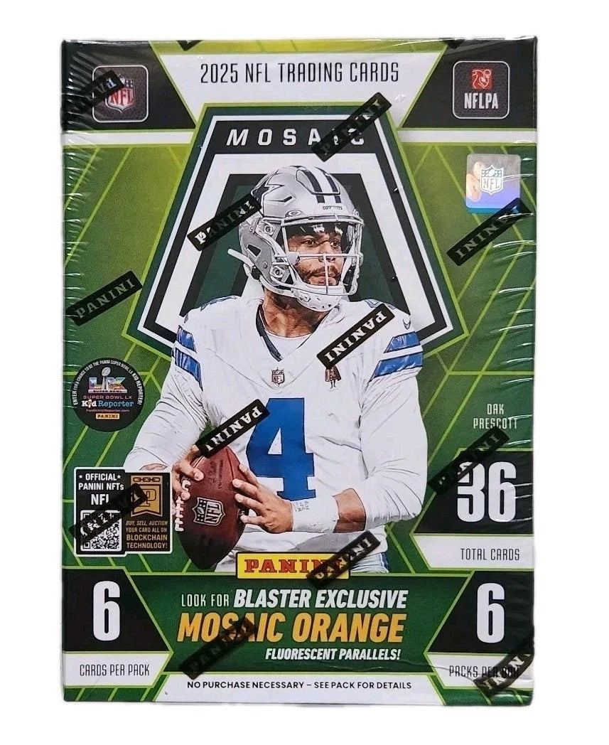 2025 Panini Mosaic Football Factory Sealed Blaster Box-1