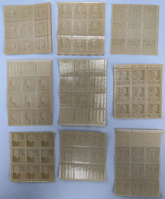 Lot of 9 Mint Never Hinged USPS Stamp Blocks 1940–1949 Famous Americans-4