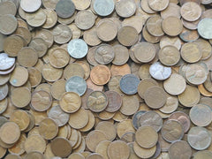 LOT of 2# POUNDS LBS Unsearched Lincoln Wheat Cents 1c Old U.S. Estate Coin Lots-5