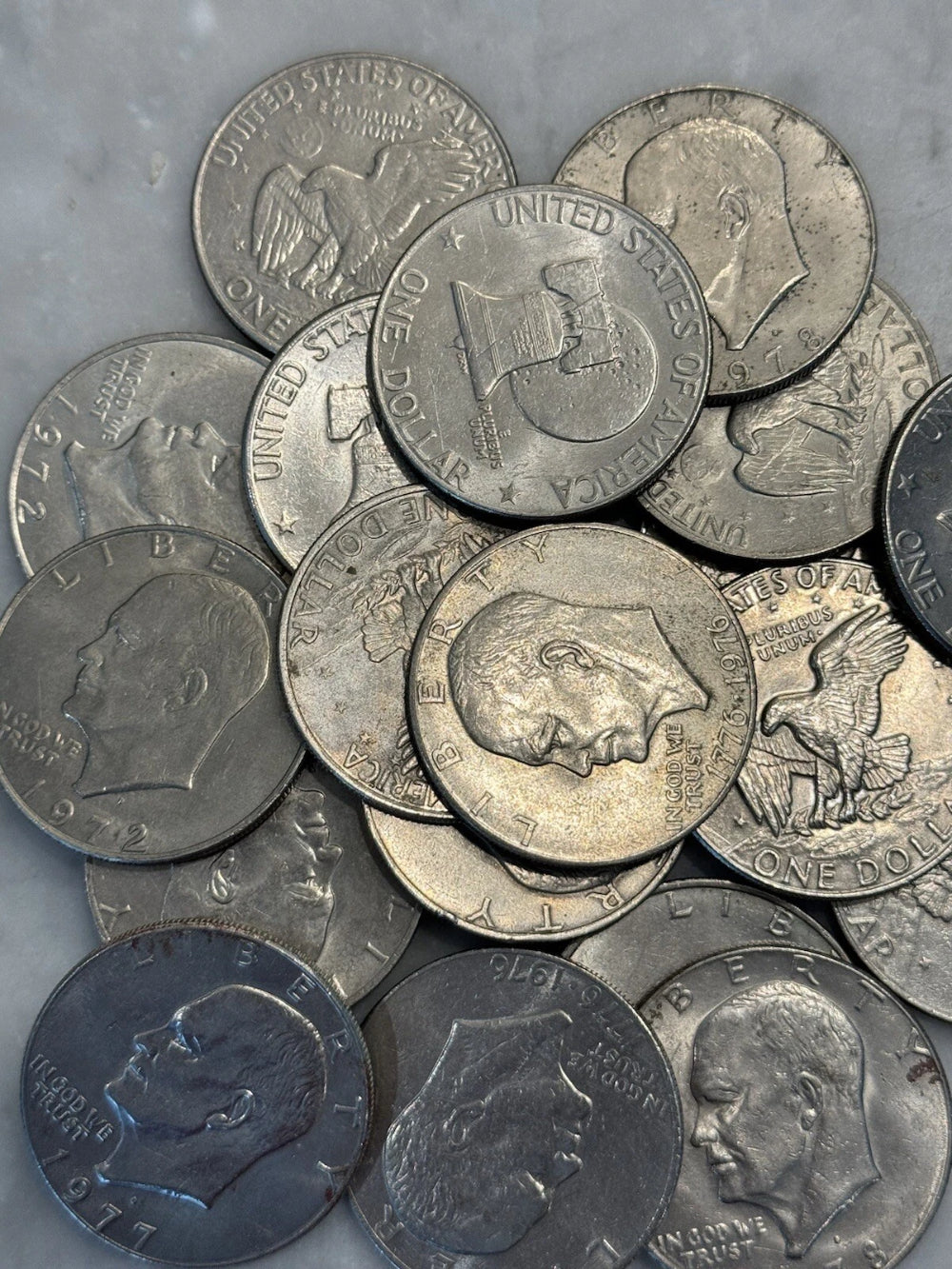 [Lote de 20] Dólar Eisenhower - 1 rollo completo - ¡Elija la cantidad de 20 rollos de monedas!-4