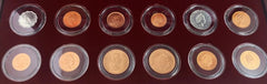Queen Elizabeth II: A Collection of 12 Portrait Coins (Wooden Box Set)-2