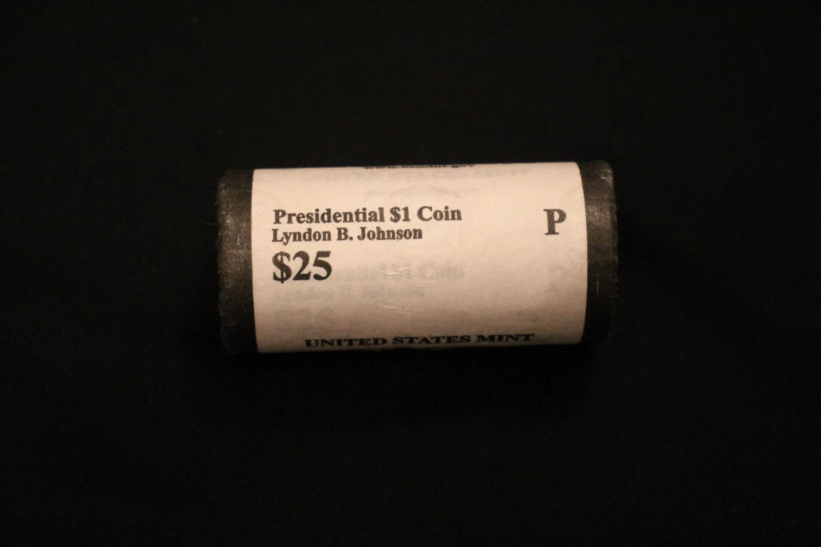 2015-P Lyndon B. Johnson Presidential $1 Coin Roll of $25 Unc US Mint BU-2