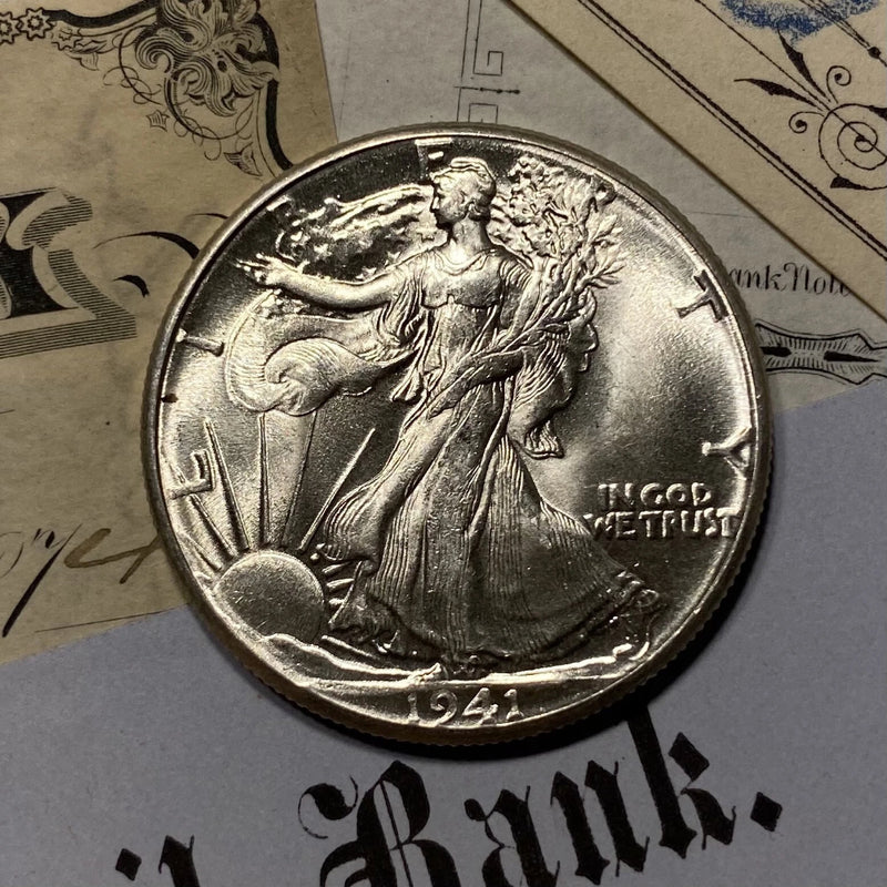 ✯Estate Coin Lot Walking Liberty Half Dollars Uncirculated UNC MS BU+ ✯-4