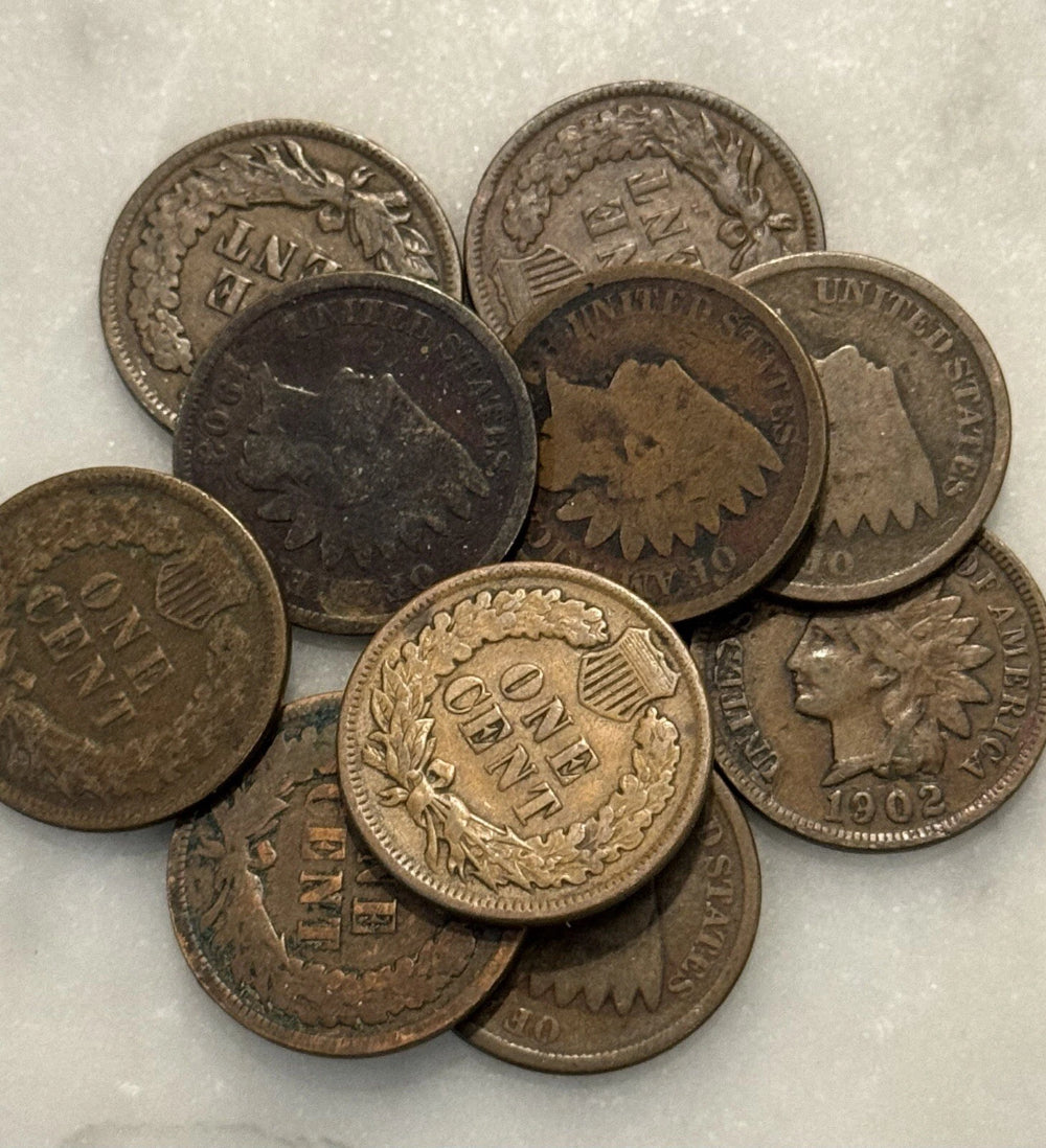 [Lot of 10 Coins] Indian Head Cent - Choose how many!