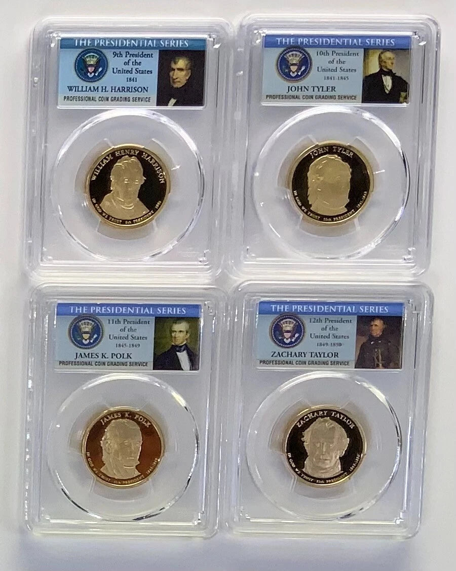 2007 - 2011 S First 20 Presidential $1 PCGS 70 Proof Dollar Set incl Lincoln-4
