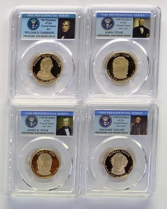 2007 - 2011 S First 20 Presidential $1 PCGS 70 Proof Dollar Set incl Lincoln-4