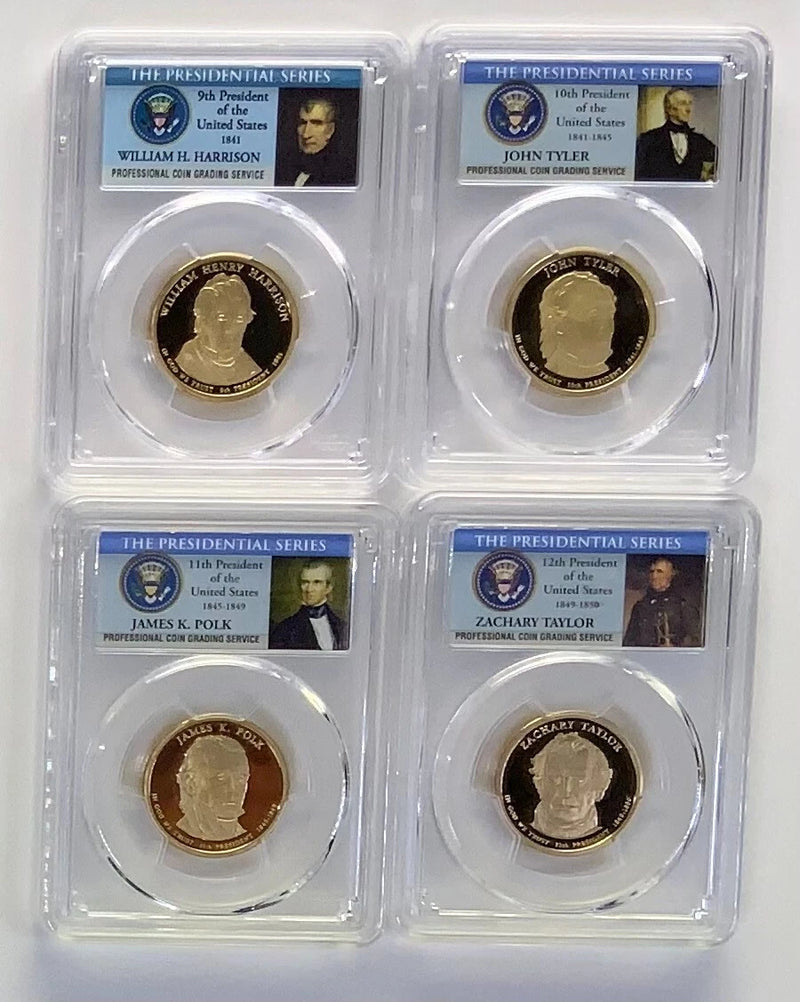 2007 - 2011 S First 20 Presidential $1 PCGS 70 Proof Dollar Set incl Lincoln-4