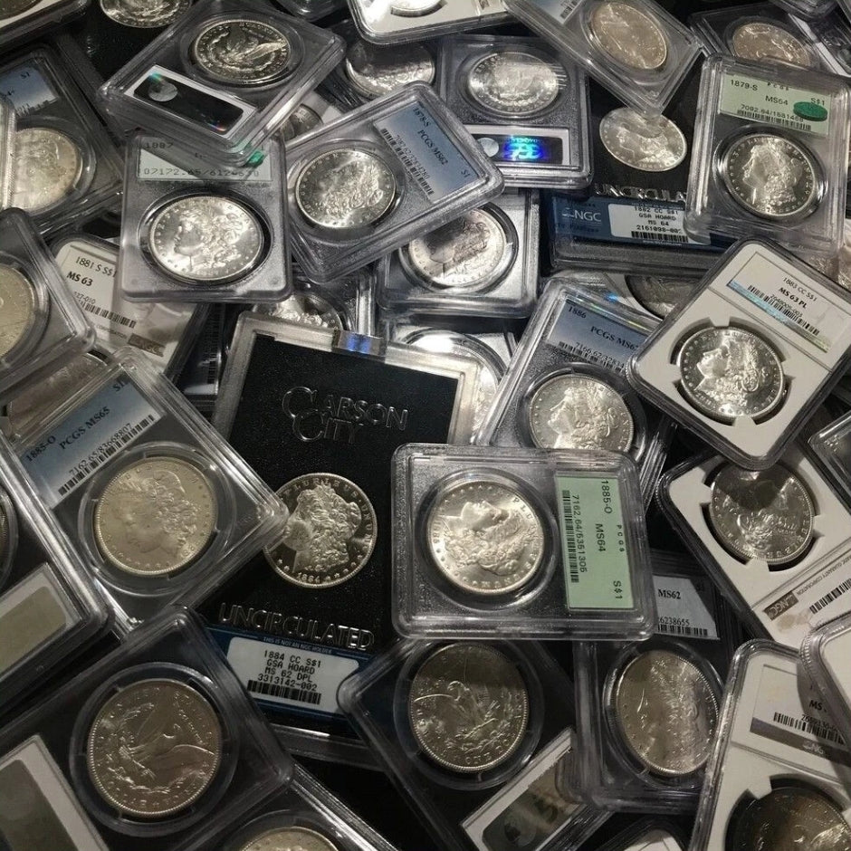✯ MS63 Morgan Silver Dollars PCGS NGC ✯ 1878-1904 ✯ P S O Mints-4