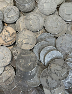 Medio dólar Franklin, 90 % plata, en circulación, elige cuántos ¡ENVÍO GRATIS!-4