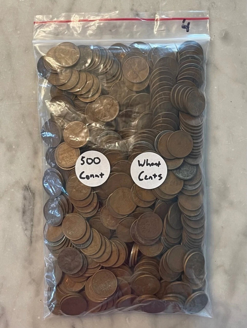 Lote de 500 centavos de trigo mixto - Bolsa de 500 unidades - ¡ELIJA CUÁNTOS LOTES!-2