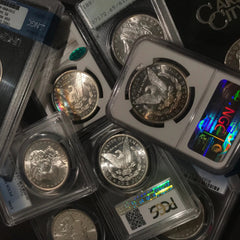 Estate Coin Lot US Morgan Silver Dollar ✯PCGS NGC ✯ O, S, P - BU MS UNC-7
