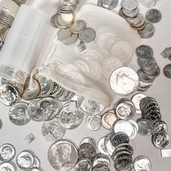 Lote mixto de medio dólar de plata sin circular | Monedas antiguas estadounidenses. Liquidación.-2