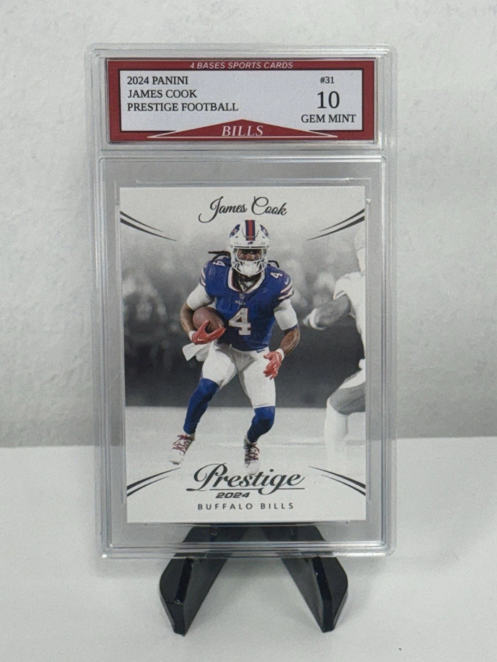 ¡Set de 2 tarjetas del equipo Buffalo Bills de Josh Allen y James Cook de Panini Prestige 2024!-4