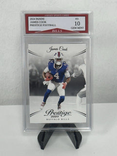 ¡Set de 2 tarjetas del equipo Buffalo Bills de Josh Allen y James Cook de Panini Prestige 2024!-4