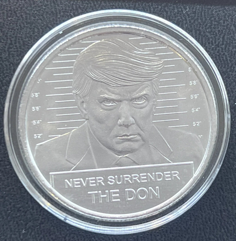 LOT OF 5 X 1oz Fine Silver Rounds Trump COLLECTION MAGA Set in Capsules-4