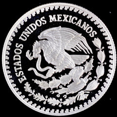 2017 Mexico Mo 1/2 oz Silver Proof Libertad Coin 999 Fine Silver in OGP capsule-4