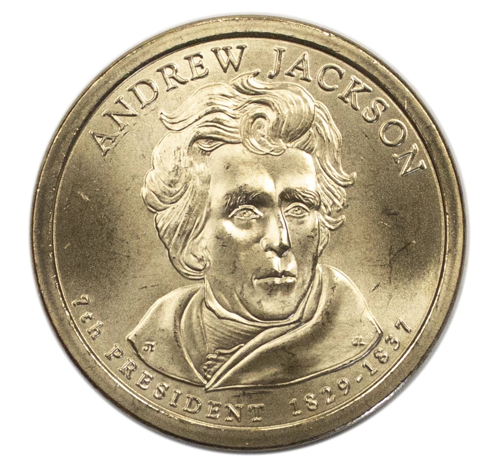 2008 -D Andrew Jackson Presidential Dollar Mint Roll BU 25 US Coin-4