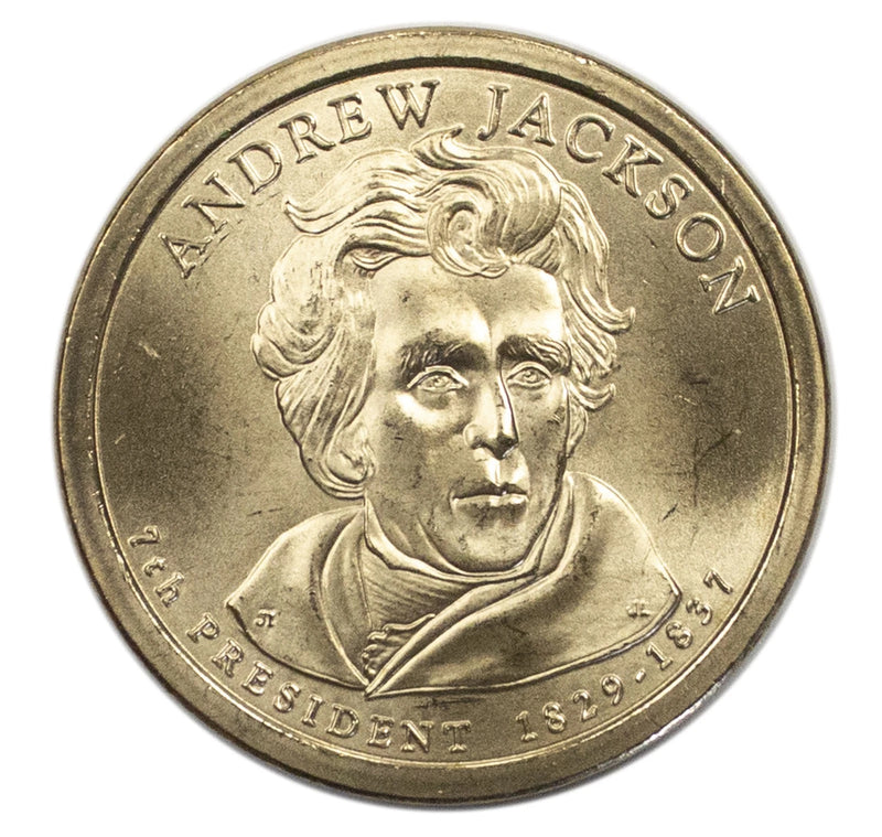 2008 -D Andrew Jackson Presidential Dollar Mint Roll BU 25 US Coin-4