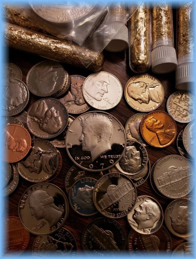ESTATE SALE ~ OLD US COINS ~ GOLD BARS ~ .999 SILVER BARS ~ BULLION ~ US BILLS-4
