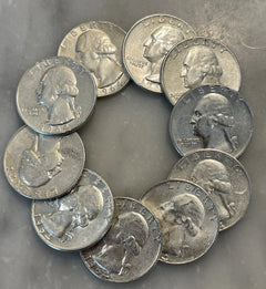 [Lot of 10] - 1964 Washington Quarter - ALL 1964 - 90% Silver Choose # of Lots!-4
