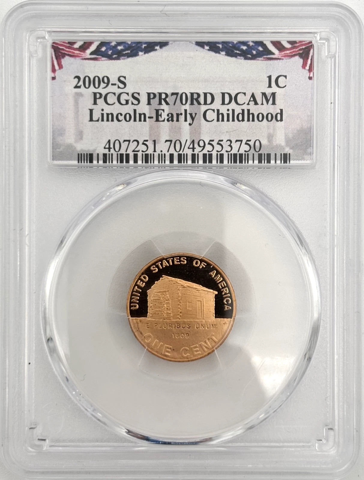 2009 S 3 Coin PCGS 70 RD DCAM Proof Special Release Lincolns, Childhood/Pro/Pres-4