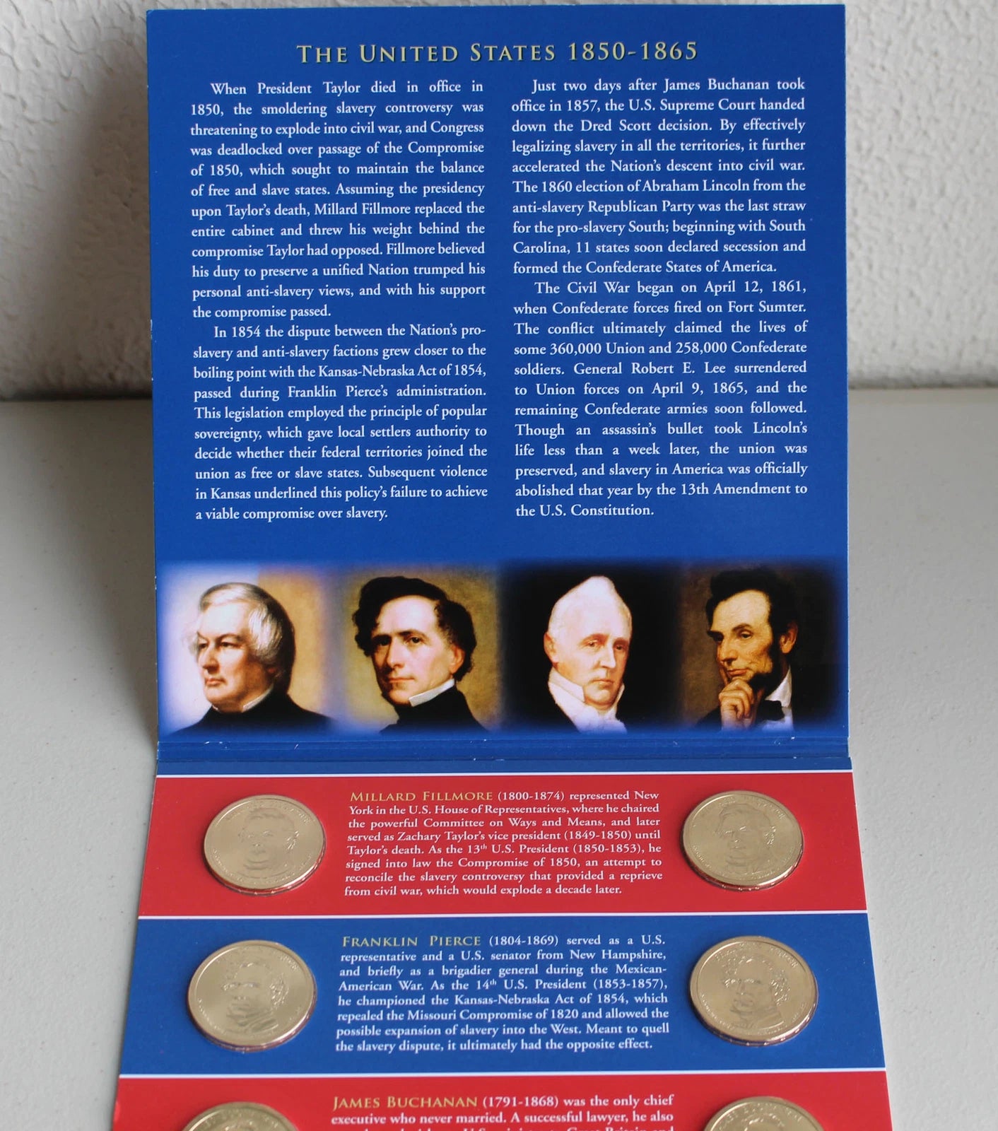 2010 Presidential $1 Coin Uncirculated Set 8 Golden P+D Dollars US Mint OPENED-4