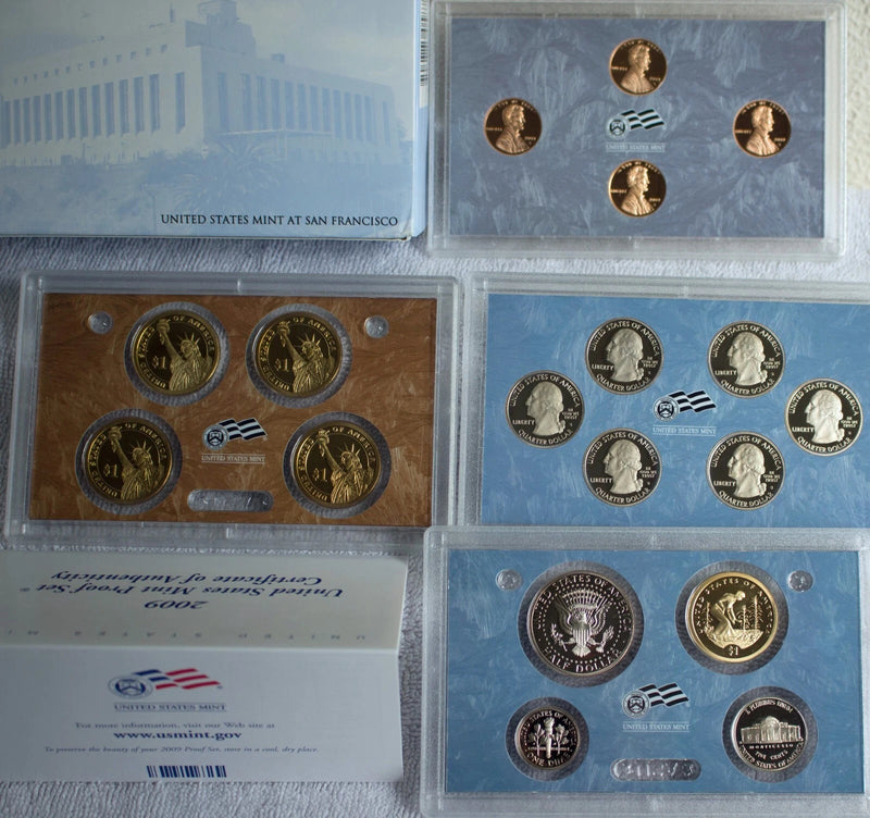 2009 Proof and Uncirculated Annual US Mint Coin Sets PDS 54 Coins-4