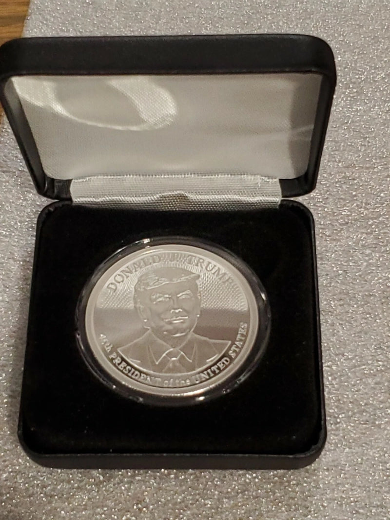 Donald Trump 2020 1 oz .999 silver proof coin 45th President commemorative New!-4