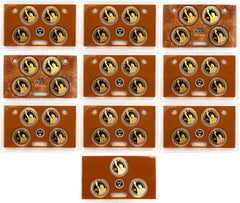 2007-2016 Presidential Dollar 39 Coin S Proof Set wOriginal Mint Lenses (No COA)-4