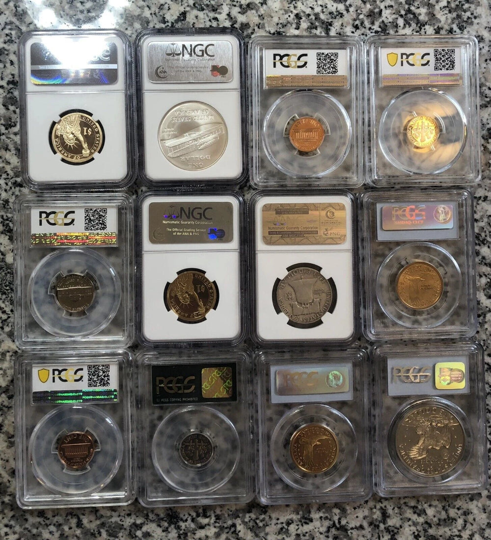 ✯ PCGS NGC GRADED US COIN ✯1 SLAB LOT✯ CLAD SILVER ✯ ESTATE 10 YEARS++✯-4