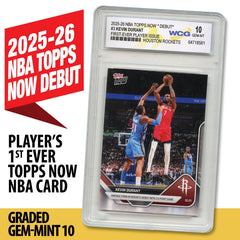 2025-26 NBA Topps Now Debut KEVIN DURANT 1st Player Issue Card #3 - GEM MINT 10-3