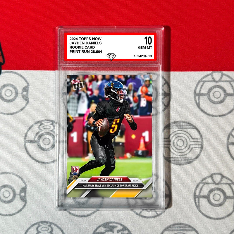 GM 10 Graded Jayden Daniels RC ROOKIE - 2024 TOPPS NOW Football Card #11-1
