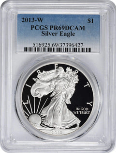 2013-W $1 American Silver Eagle PR69DCAM PCGS-1