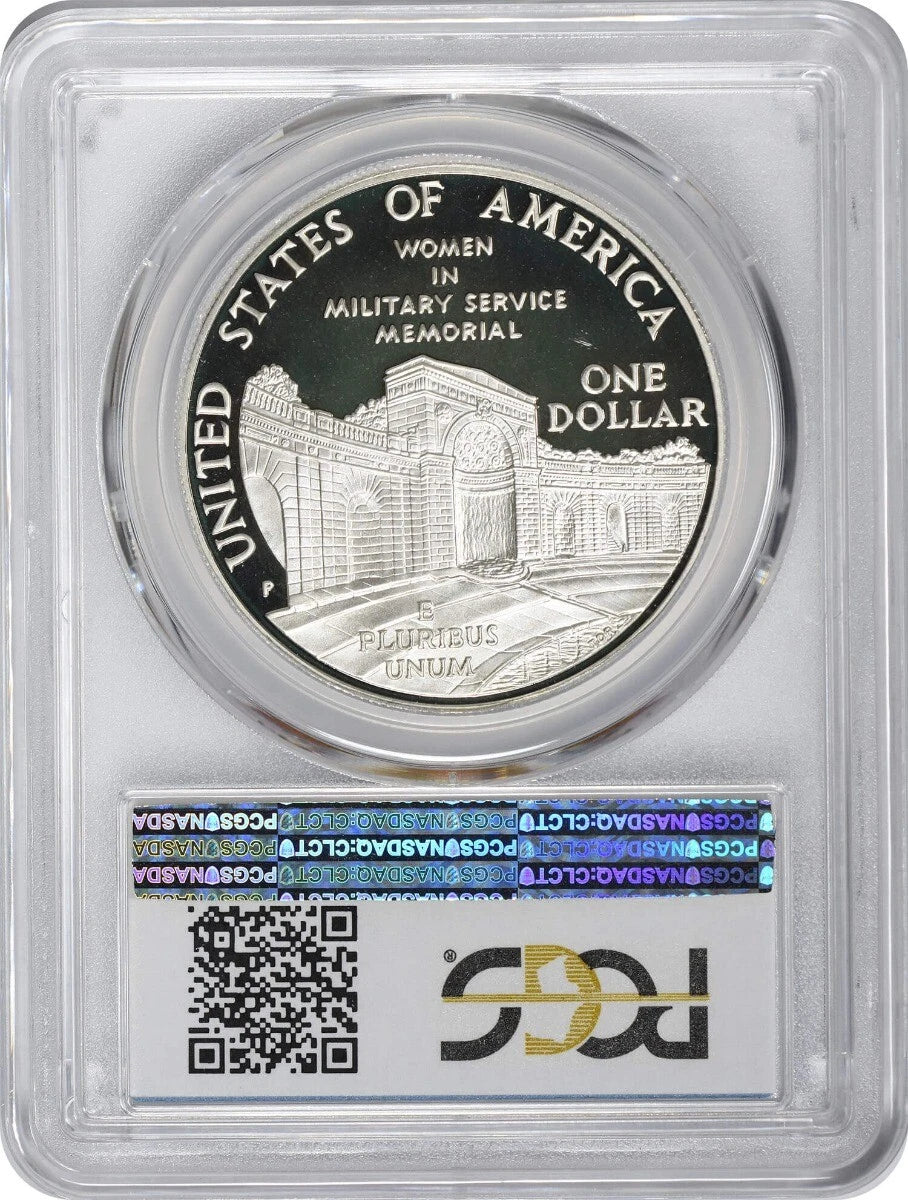 1994-P Women in Military Silver Commemorative Dollar PR69DCAM PCGS Proof 69 DC