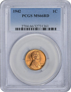 Centavo Lincoln de 1942-P MS66RD-1