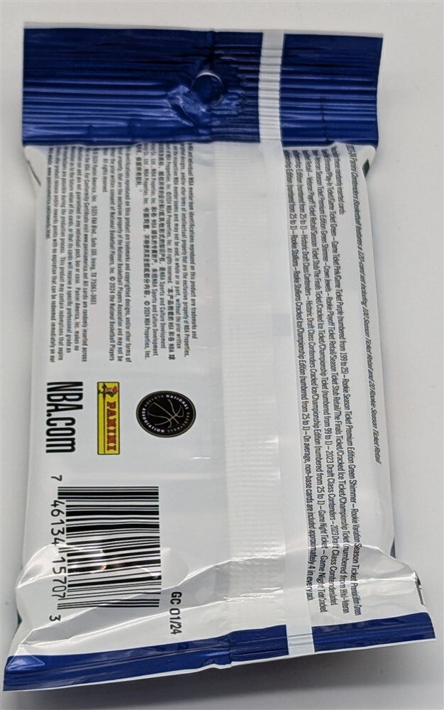 ONE Fat Pack Cello 2023-2024 Panini Contenders NBA Basketball Cards 23-24-2