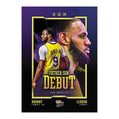 Graded 10 LEBRON BRONNY JAMES JR 2024/25 Topps Now #1 RC ROOKIE LAKERS-2