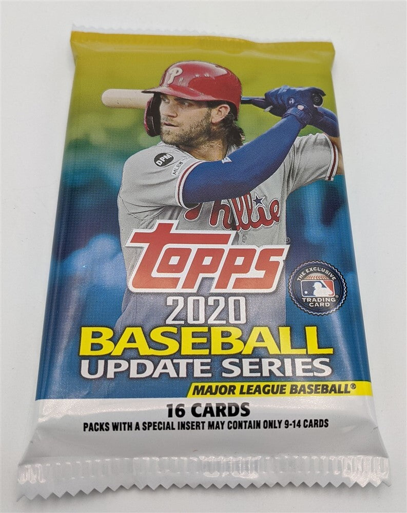 Lot of 4 Unopened 16 Card Retail Packs 2020 Topps Update Baseball Cards-2