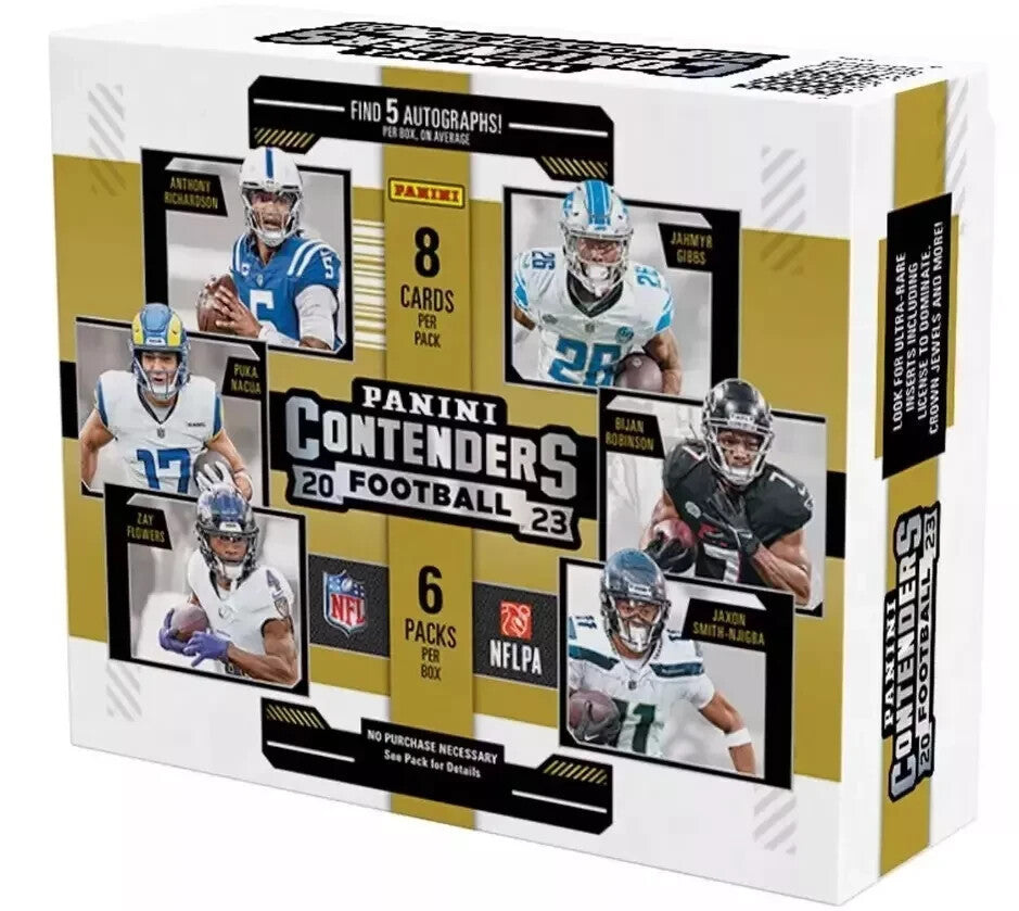 2023 Panini Contenders NFL Football Factory Sealed Hobby Box-1